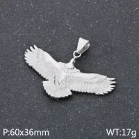 1 Piece 304 Stainless Steel Eagle Pendant sku image 3