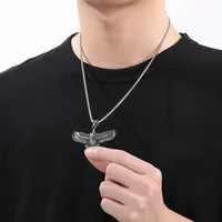 1 Piece 304 Stainless Steel Eagle Pendant main image 4