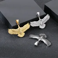 1 Piece 304 Stainless Steel Eagle Pendant main image 7