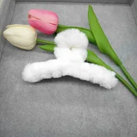 11cm Large Plush Clip Temperament Shark Clip Autumn And Winter Furry Clip Stall Jewelry To Push Small Gifts main image 3