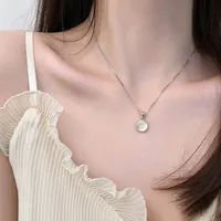 Necklace For Women New And New Style 2025 New Fashion Clavicle Chain Sweet Cool Style Lovely Sweater Chain Metal Texture High Sense For Women sku image 17