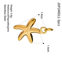 304 Stainless Steel Letter Fruit Pendant sku image 1