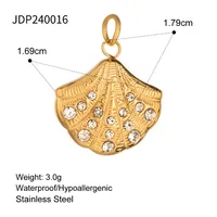 304 Stainless Steel Letter Fruit Pendant sku image 2