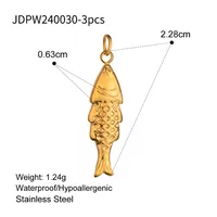 304 Stainless Steel Letter Fruit Pendant sku image 22