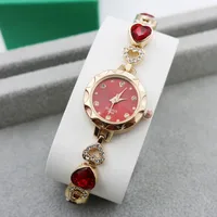 Décontractée Brillant Acier Inoxydable Boucle De Bijoux Forme De Cœur Quartz main image 2