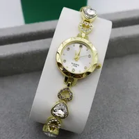 Casual Shiny Stainless Steel Jewelry Buckle Heart Shape Quartz sku image 12