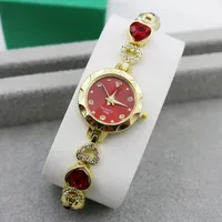 Casual Shiny Stainless Steel Jewelry Buckle Heart Shape Quartz sku image 1