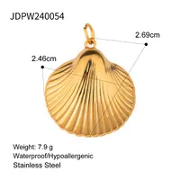304 Stainless Steel Letter Fruit Pendant sku image 4