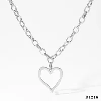 Heart Shape Modern Style Sweet 304 Stainless Steel 316 Stainless Steel  16K Gold Plated White Gold Plated Gold Plated Jewelry Set sku image 2