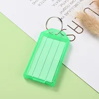 Plastic Key Card Rental Color Number Card Key Artifact Label Management Can Be Marked Card Key Chain Key Ring main image 2