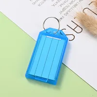 Plastic Key Card Rental Color Number Card Key Artifact Label Management Can Be Marked Card Key Chain Key Ring sku image 1