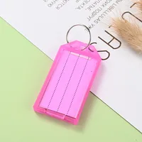 Plastic Key Card Rental Color Number Card Key Artifact Label Management Can Be Marked Card Key Chain Key Ring sku image 2