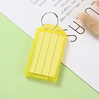 Plastic Key Card Rental Color Number Card Key Artifact Label Management Can Be Marked Card Key Chain Key Ring sku image 4