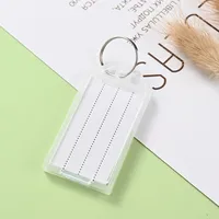 Plastic Key Card Rental Color Number Card Key Artifact Label Management Can Be Marked Card Key Chain Key Ring sku image 5