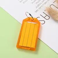 Plastic Key Card Rental Color Number Card Key Artifact Label Management Can Be Marked Card Key Chain Key Ring sku image 6