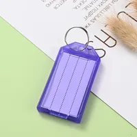Plastic Key Card Rental Color Number Card Key Artifact Label Management Can Be Marked Card Key Chain Key Ring sku image 7