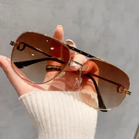 Lunettes De Crapaud De Base Style Simple Couleur Unie Pc Plein Cadre Femmes De Lunettes De Soleil main image 1
