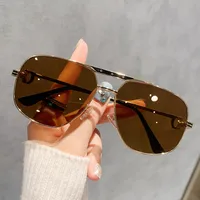 Lunettes De Crapaud De Base Style Simple Couleur Unie Pc Plein Cadre Femmes De Lunettes De Soleil main image 2