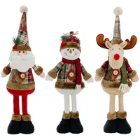 Christmas Doll Christmas Retractable Elderly Snowman Elk Christmas Decoration Supplies Christmas Atmosphere Decorations main image 1