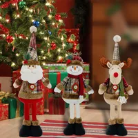 Muñeca De Navidad Retráctil Ancianos Muñeco De Nieve ELK Suministros De Decoración Navideña Decoraciones De Ambiente Navideño main image 2