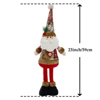 Poupée De Noël Noël Rétractable Personnes Âgées Bonhomme De Neige Wapiti Décoration De Noël Fournitures Décorations D'ambiance De Noël main image 4