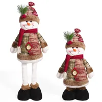 Christmas Doll Christmas Retractable Elderly Snowman Elk Christmas Decoration Supplies Christmas Atmosphere Decorations sku image 3