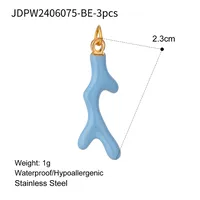 304 Stainless Steel Letter Fruit Pendant sku image 9