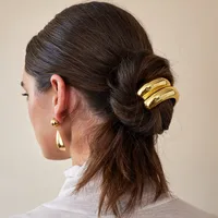 Mujeres Color Sólido Estilo Moderno Aleación Liga Para El Cabello main image 3