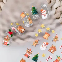 1 Set Christmas PET Elegant Lady Butterfly Nail Patches main image 3
