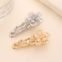 Women's Flower Cute Sweet Alloy Diamond Hair Clip main image 4