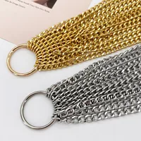 Sweet Solid Color Alloy Chain Women's Waist Chain 1 Piece main image 3