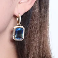 Cuadrado Cobre Enchapado Conjunto De Joyas main image 1