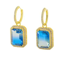 Square Copper Plating Jewelry Set sku image 3