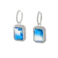 Square Copper Plating Jewelry Set sku image 4