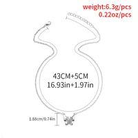 Butterfly Vintage Style Simple Style Shiny Alloy Pendant Necklace Wholesale main image 2