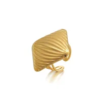 Simple Style 304 Stainless Steel Geometric Heart Shape Flower Women's Open Rings sku image 3