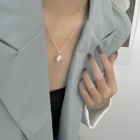Sun Casual Modern Style Simple Style 18K Gold Plated Silver Plated 925 Sterling Silver Pendant Necklace Long Necklace Necklace Wholesale main image 7