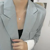 Sun Casual Modern Style Simple Style 18K Gold Plated Silver Plated 925 Sterling Silver Pendant Necklace Long Necklace Necklace Wholesale main image 6