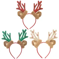 Christmas Plastic Antlers Cute Party Festival  Costume Props main image 4