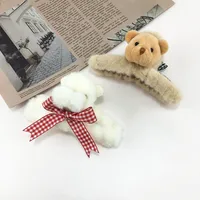 Women's Bear Cartoon Style Cloth Bear Hair Claws main image 3