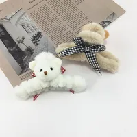 Women's Bear Cartoon Style Cloth Bear Hair Claws main image 5