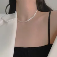 Geometric Casual Modern Style Simple Style 925 Sterling Silver Long Necklace Necklace Choker Wholesale main image 6