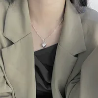 Heart Casual Luxurious Korean Style 925 Sterling Silver Pendant Necklace Wholesale main image 7