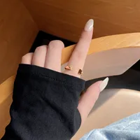 Casual Modern Style Simple Style 925 Sterling Silver Geometric Plating No Inlaid Women'S Wide Band Rings Open Rings Rings main image 7