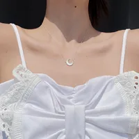 Geometric Casual Modern Style Simple Style 925 Sterling Silver Pendant Necklace Long Necklace Necklace Wholesale main image 6