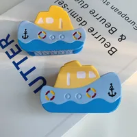 Mujeres Barco Estilo De Dibujos Animados Lindo Hojas De Acetato Garras De Pelo main image 4