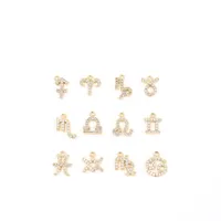 Constellation Heart Shape Elegant Simple Style Classic Style Zircon 201 Stainless Steel Artificial Crystal Copper Bracelets Wholesale main image 5