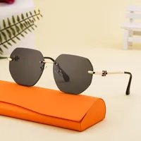 Square Casual Vacation Solid Color Pc Frameless Women's Sunglasses main image 1