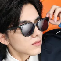 Cat Eye Streetwear Geometric Tac Full Frame Men's Sunglasses main image 1
