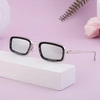 Cuadrado Casual Letra Ordenador Personal Fotograma Completo Gafas De Sol Mujer main image 2